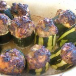 Courgettes farcies fromagère