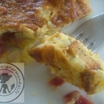 Omelette blanche aux croutons