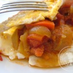 Omelette à la piperade revisité