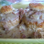 Vol au vent au jambon et fromage