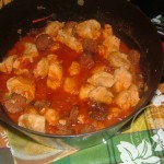 Poulet au chorizo